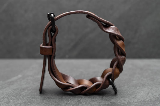 Braided Leather Collar