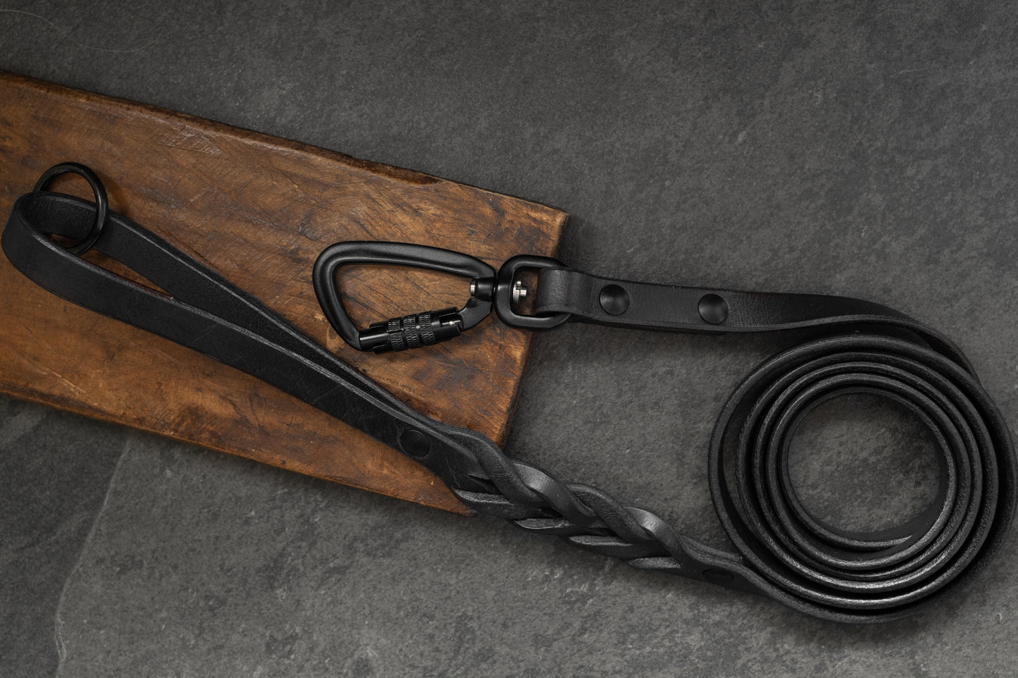 Braided Leather Leash