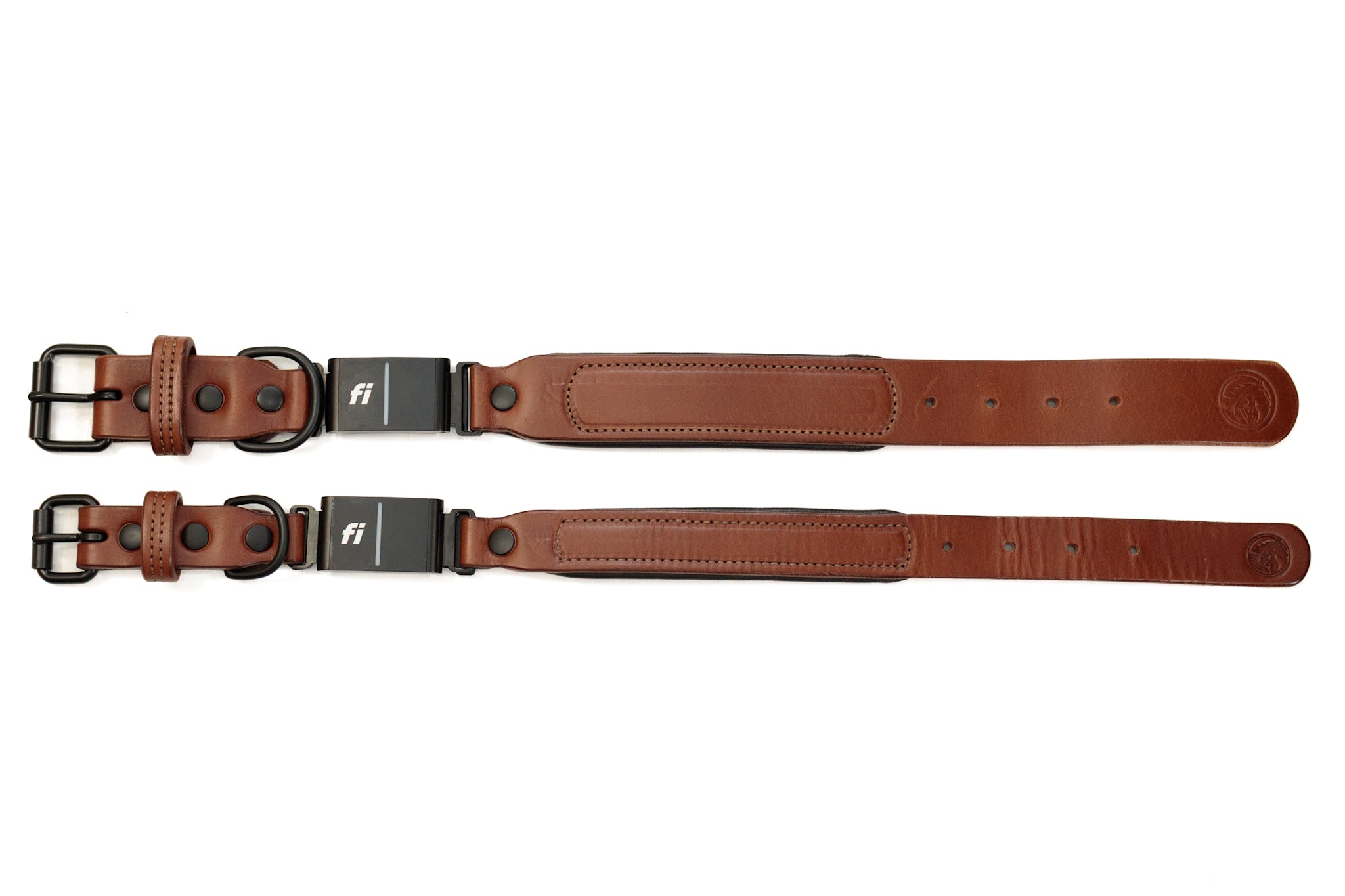 Traditional Luxe Collar | Fi Compatible – Cross Winds Leather